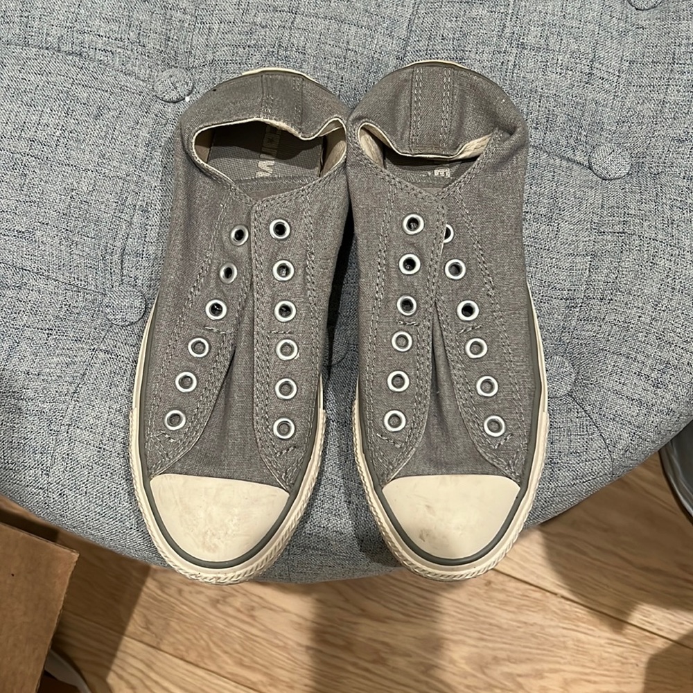 Converse lace less all star slip ons